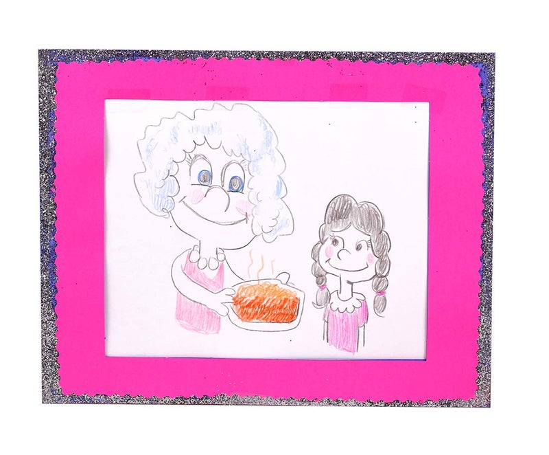 Hygloss 48 Pack Paper Picture Frames, Colorful cardstock Photo Frame 11x14-Inch, Paper Frames to Decorate for Wedding Birthday DIY Classroom Crafts and Decorations - Image 3